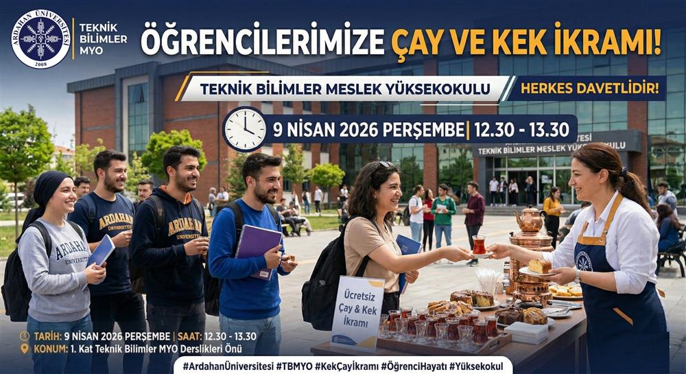 Öğrencilerimize Çay ve Kek İkramı