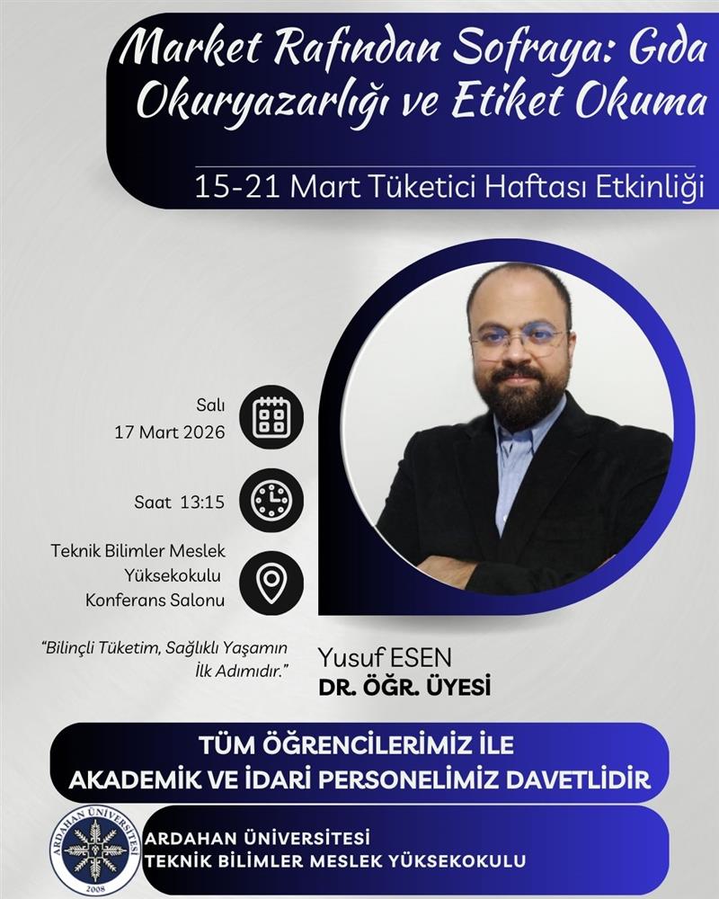 Market Rafından Sofraya: Gıda Okuryazarlığı ve Etiket Okuma